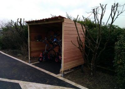 abris à vélos cottet jardins paysagiste