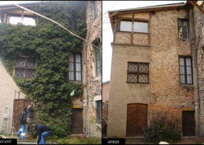 nettoyage de façade cottet jardins paysagiste